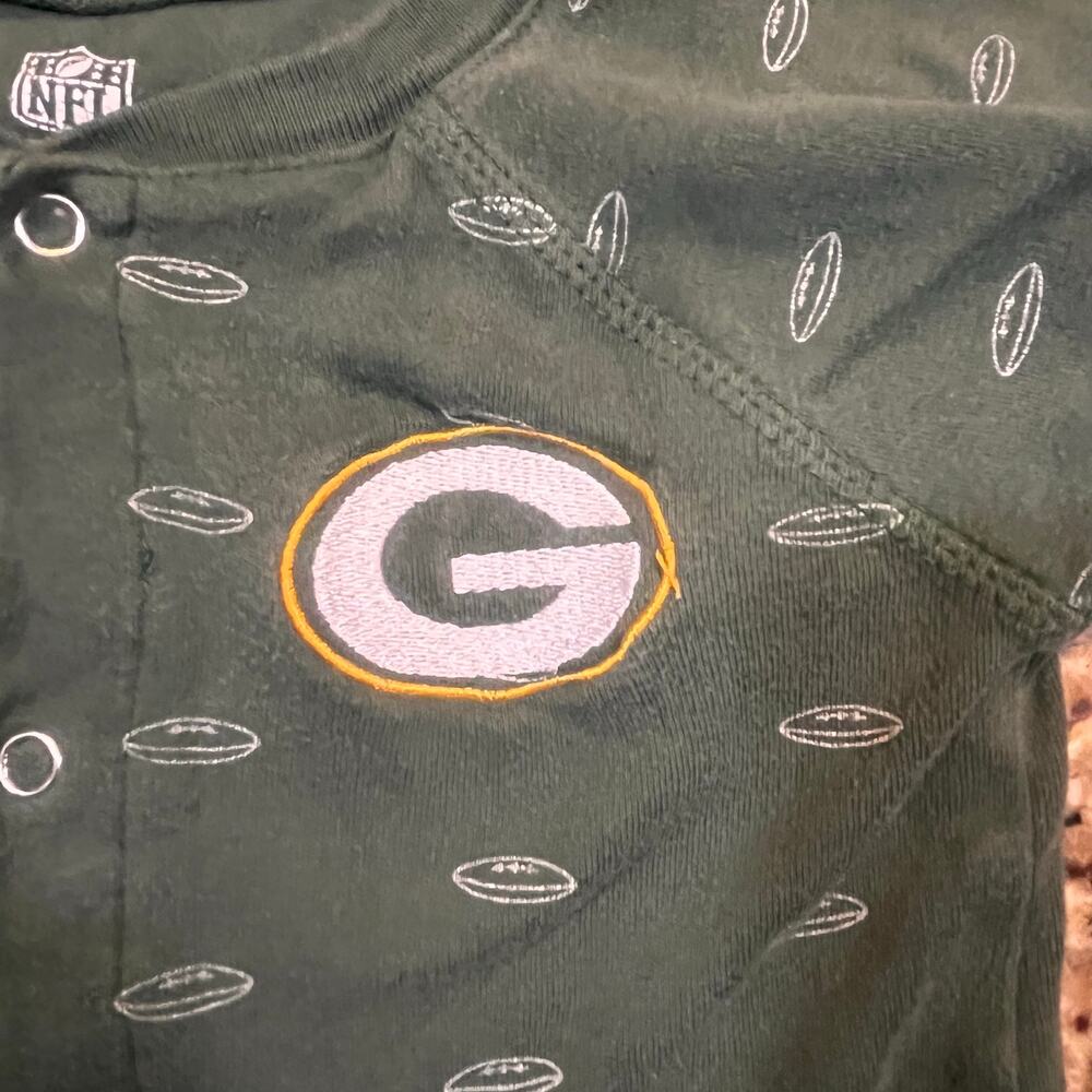 NFL APPAREL GREEN BAY PACKERS 0-3 MONTHS ONE PIECE KIDS BABY NFL FOOTBALL